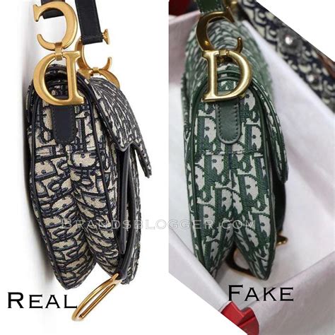 how to spot fake vintage dior saddle bag|knockoff dior buckle bag.